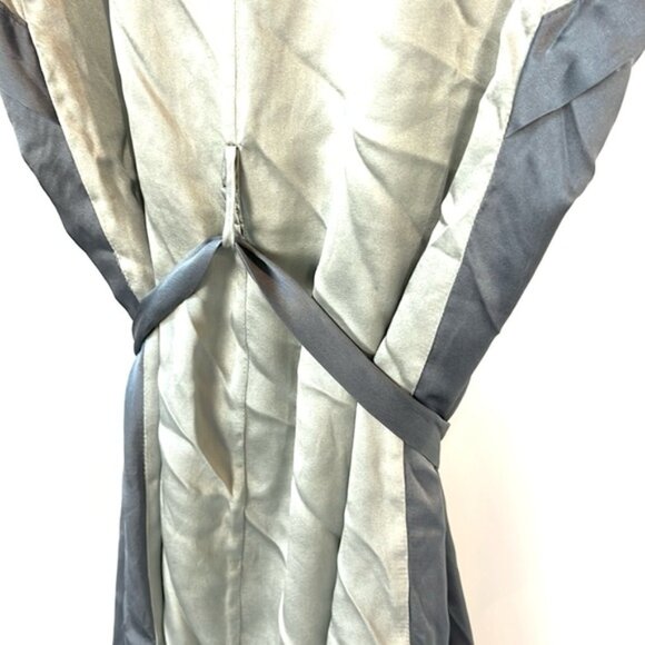 Roses Are Red Morning Quote Silk Mint Two-Tone Kimono - Picture 8 of 13